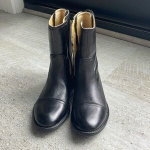 Bussola Black Leather Boots size 37